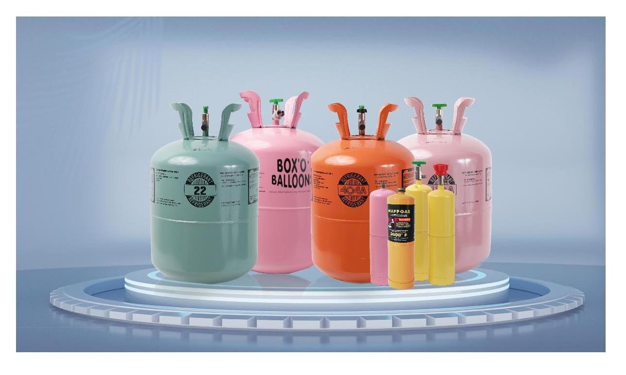 30LBS R134a refrigerant gas cylinder High purity 13.6kg 134a refrigerant gas