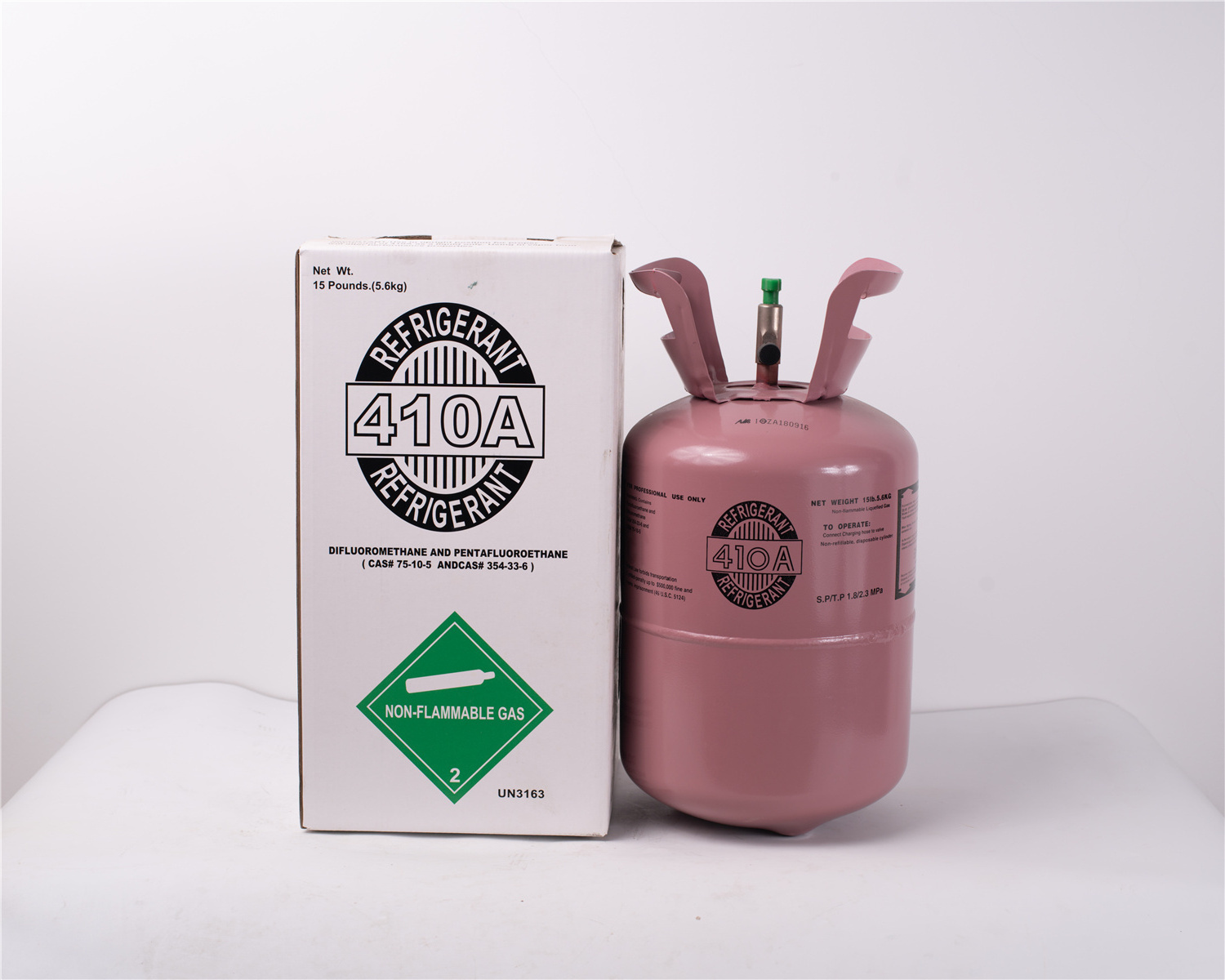 30LBS R134a refrigerant gas cylinder High purity 13.6kg 134a refrigerant gas