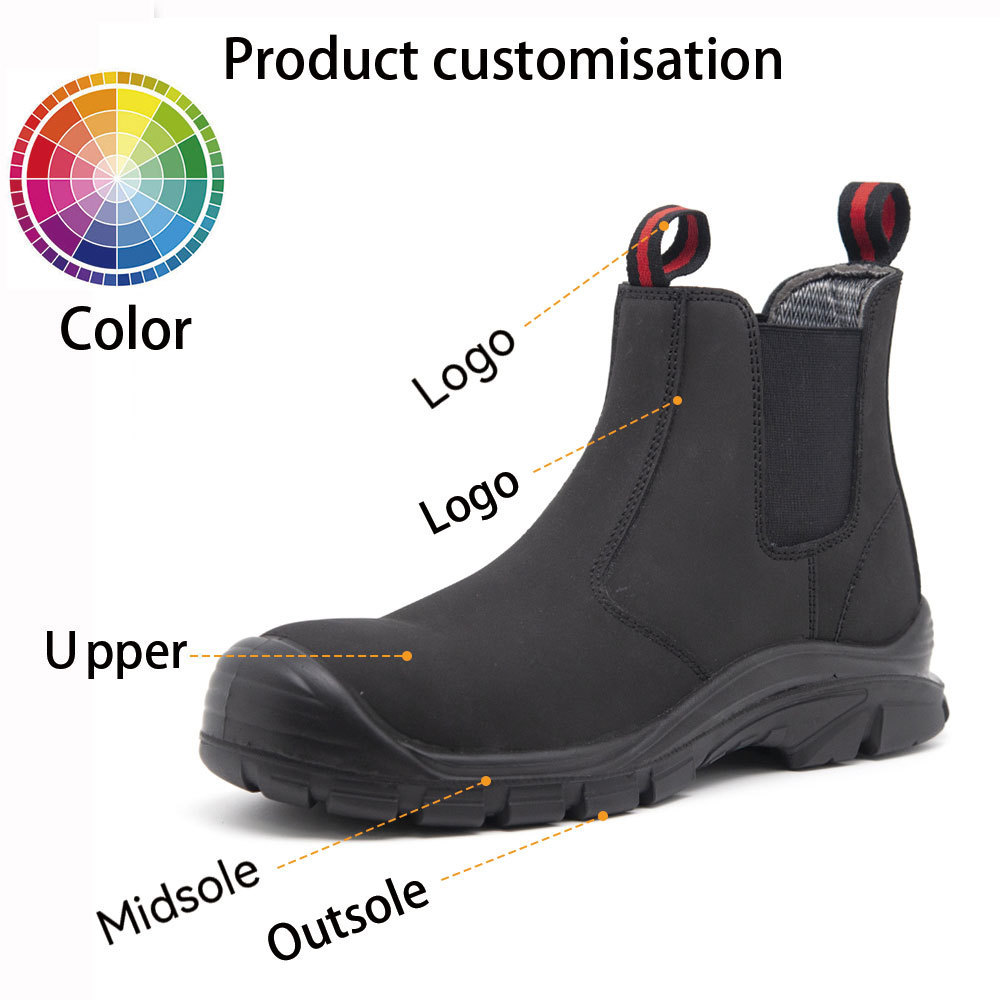 Anteng Outdoor Safety Boots Waterproof Anti -Slip Steel Toe Safety Working Boots