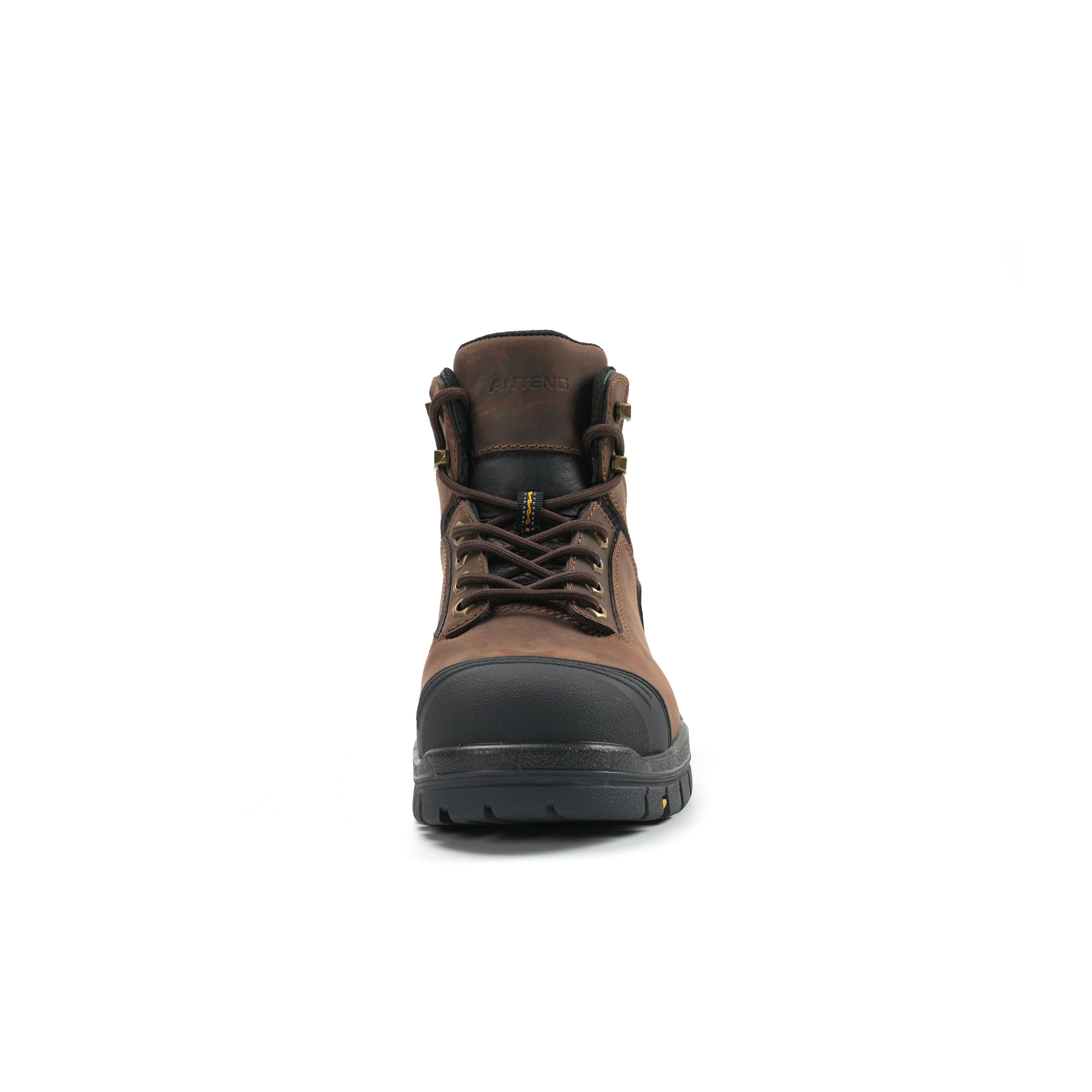 ANTENG Time-Limited High Cut Casual Industrial Safety Shoes PU&Rubber  SB Workman Safety Boots