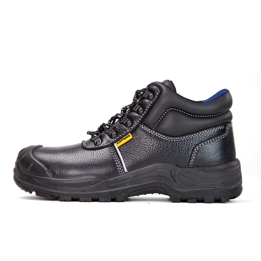 Customised Brands Mens Genuine Leather Shoes Steel Work Shoe Toe Cap Dielectric Safety Boots