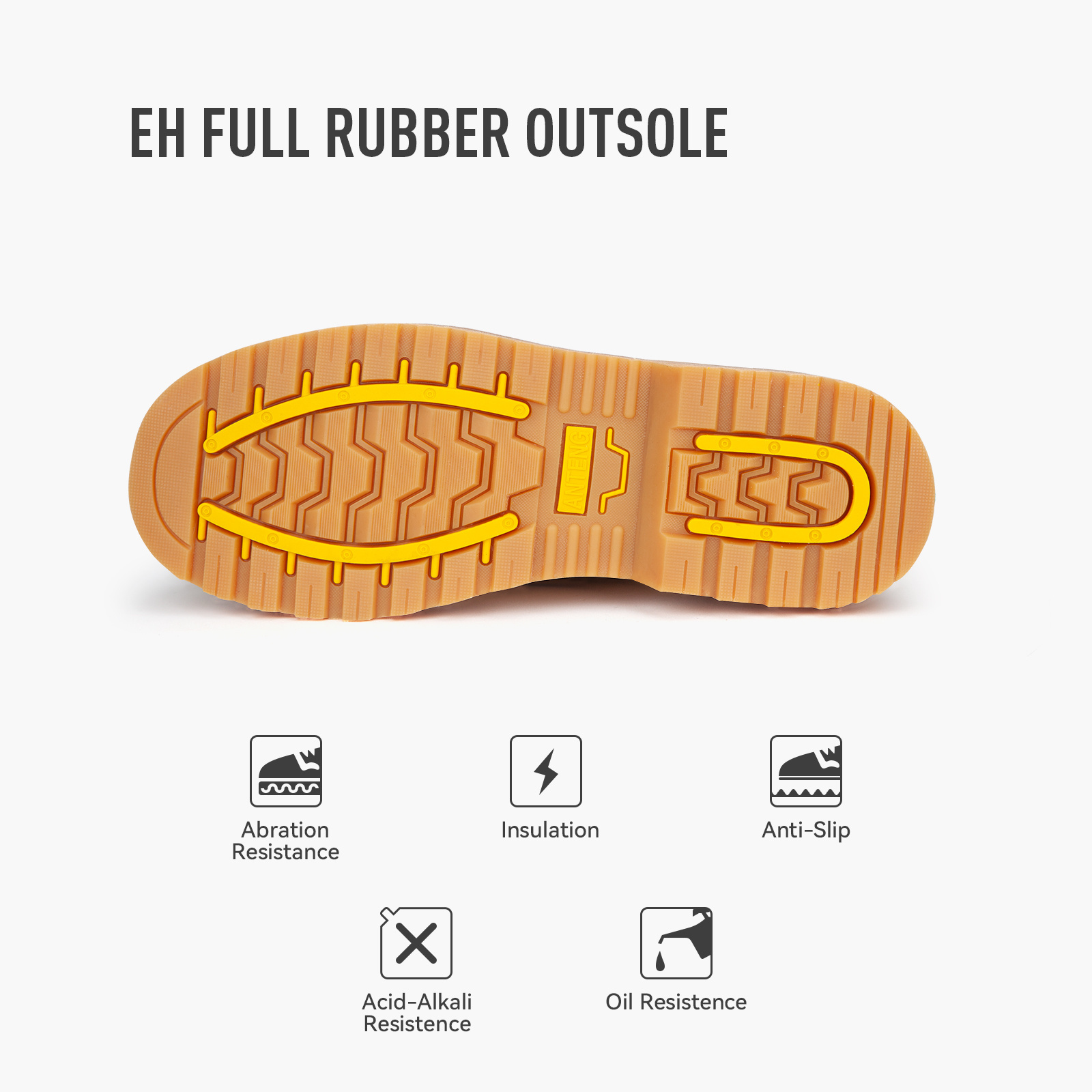 Steel Toe Slip Steel plate No Lace with Rubber outsole Safety Shoes Work Boots  Safety boots