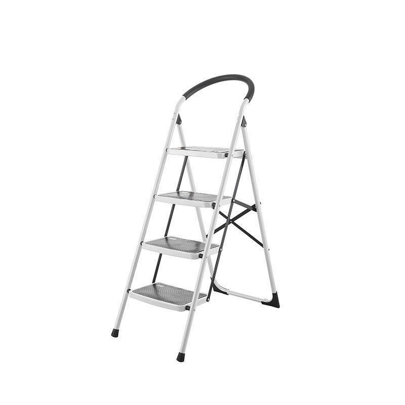 4 step Metal Safety Step steel ladder with special design steps AP-1104E