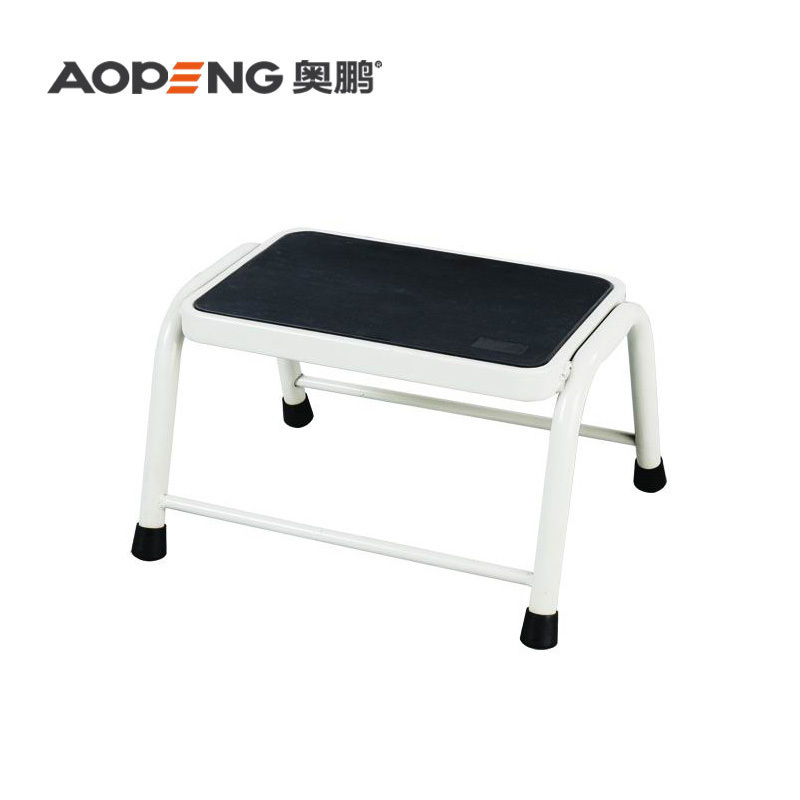 Aopeng ap-1001 safe and secure antiskid various colors are available small stool steel ladder