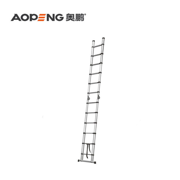 Aluminium Double Sides Telescopic Ladder with Big Hinge AP-509A-380