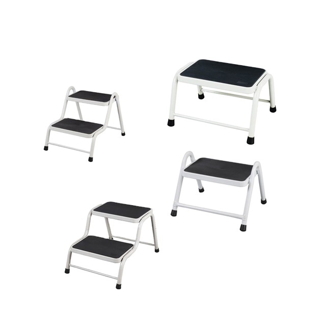 Aopeng ap-1001 safe and secure antiskid various colors are available small stool steel ladder