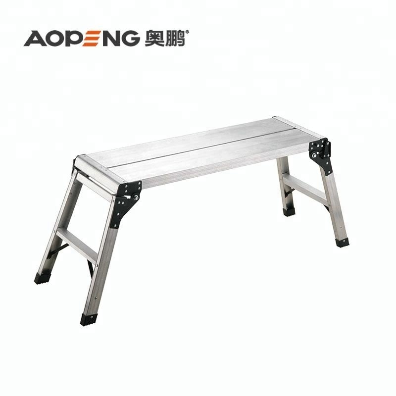 aluminum working folding platform for use car washing ladder AP-801