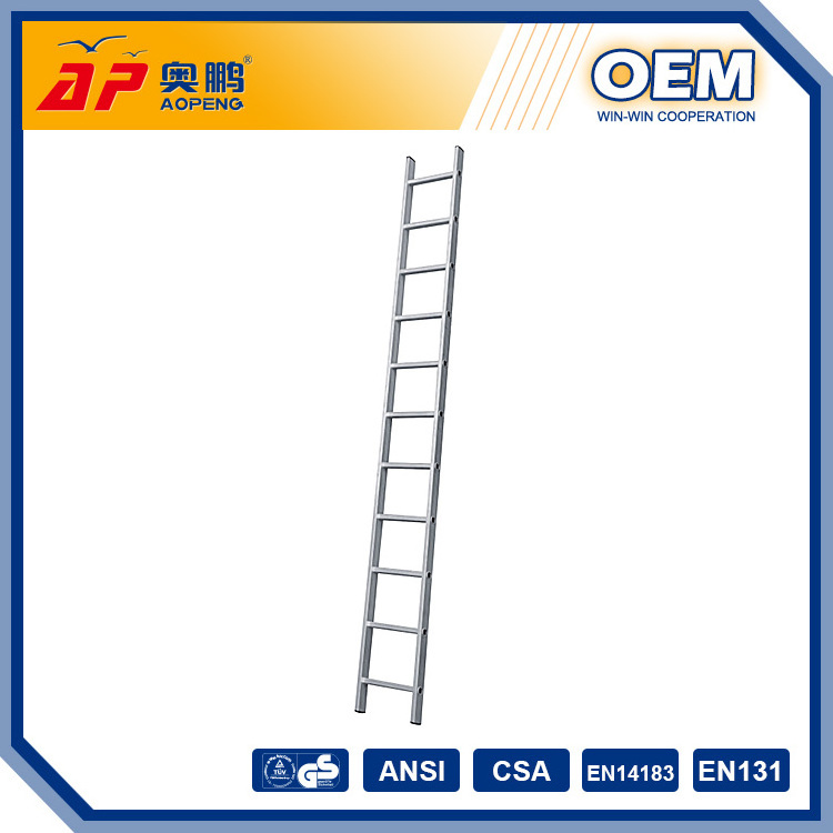 AP-111 3m Aluminum Single Straight ladder Climbing  multifunction ladder Ladder for construction