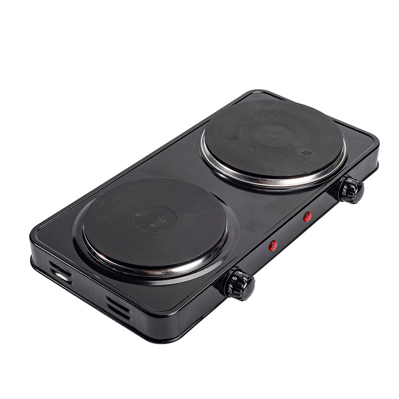 Customized Multifunctional 2500w Heating Hot Plate Portable Double Burner Electric Hot Plate Stove 2 Burner Without Gas