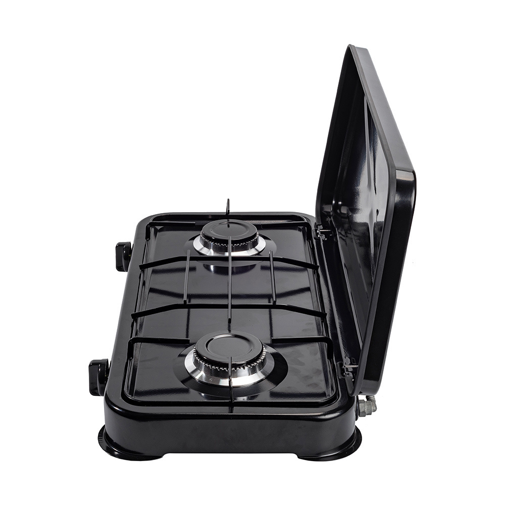 Table Top Gas Cooktops Double Burner Table Gas Hob High Quality 2.2KW Butane Gas Stove 2 Burners