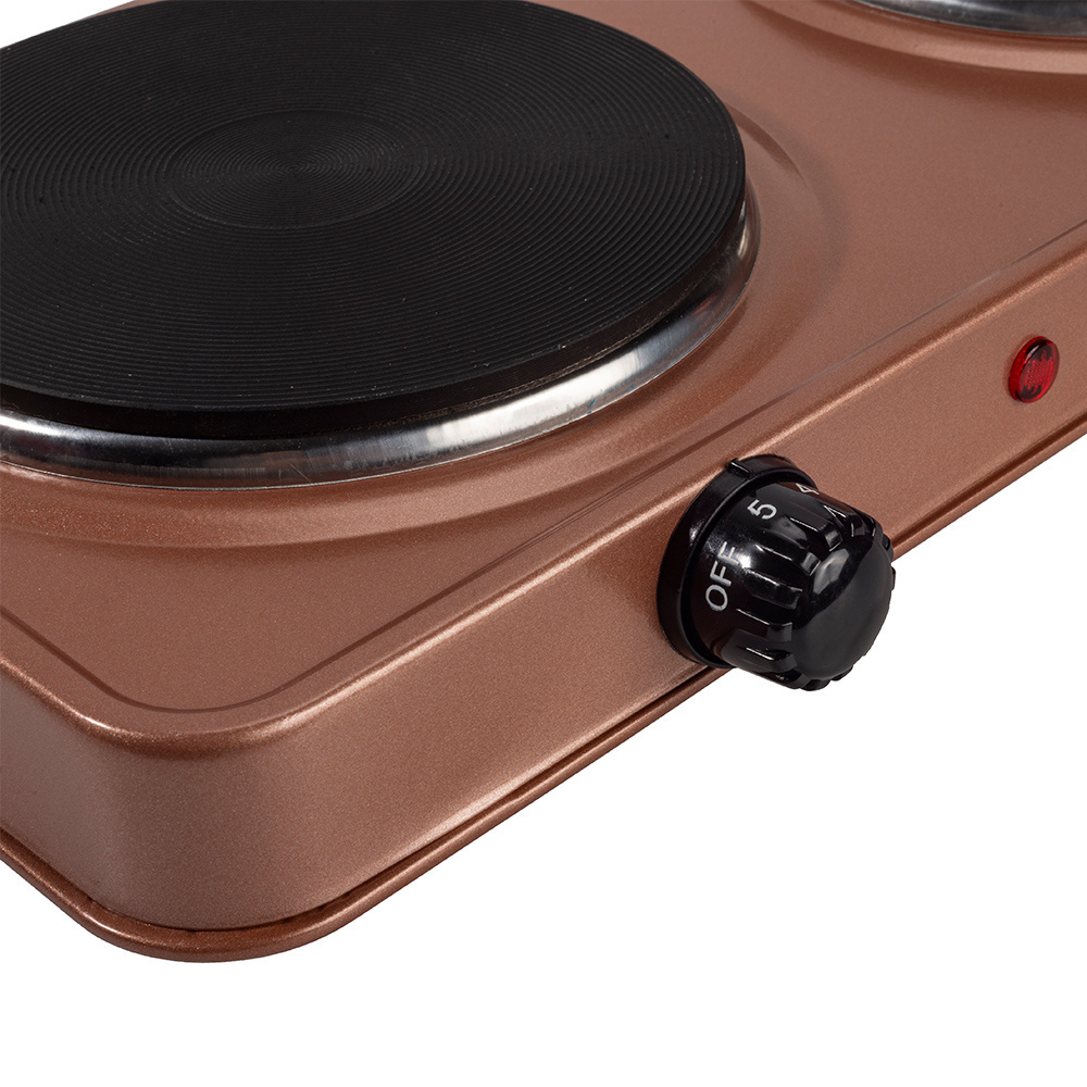 Customized 2000W High Power Portable Electric Hot Plate 2 Burners Electric Stove Hot Plate Without Gas