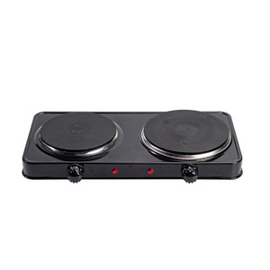 Customized Multifunctional 2500w Heating Hot Plate Portable Double Burner Electric Hot Plate Stove 2 Burner Without Gas