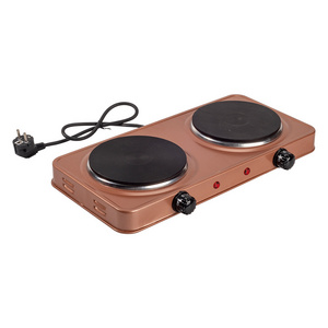 Customized 2000W High Power Portable Electric Hot Plate 2 Burners Electric Stove Hot Plate Without Gas