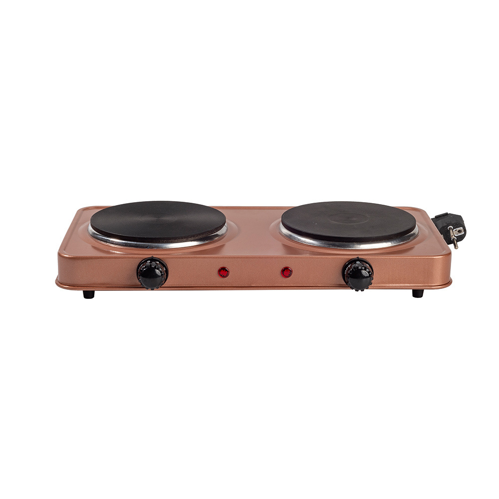 Customized 2000W High Power Portable Electric Hot Plate 2 Burners Electric Stove Hot Plate Without Gas