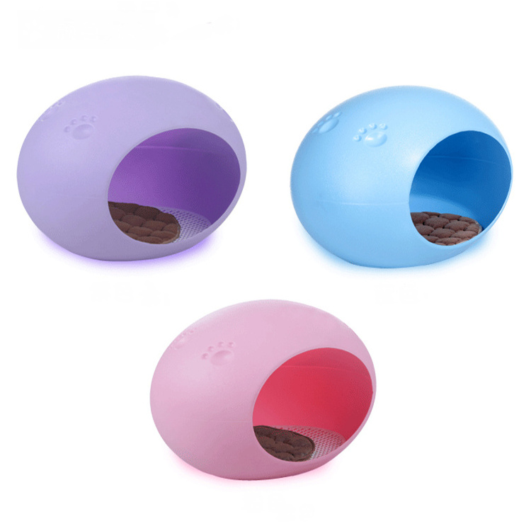 Modern Egg Shaped Durable Dog Plastic Cat Nest House Pet Kennel Dog sleeping House indoor