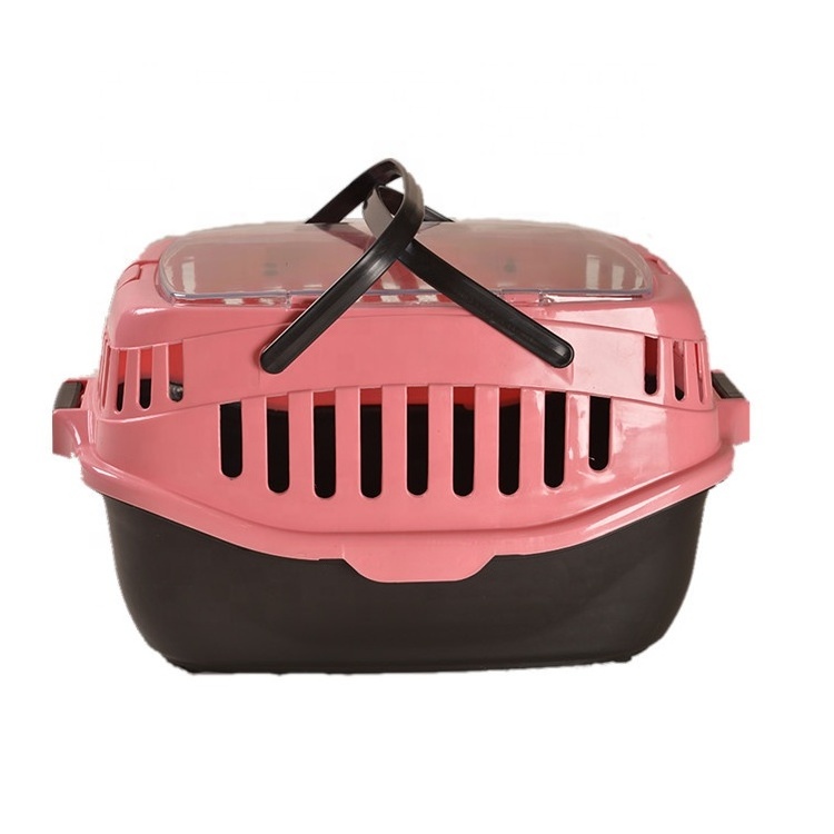 Basket type Plastic Pet Kennel Pet Carrier For Dog And Cat