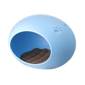 Modern Egg Shaped Durable Dog Plastic Cat Nest House Pet Kennel Dog sleeping House indoor