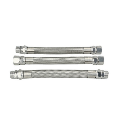 DN15*500 Stainless Steel Explosion Proof Flexible Connecting Pipe Rubber Explosion Proof Flexible Conduit