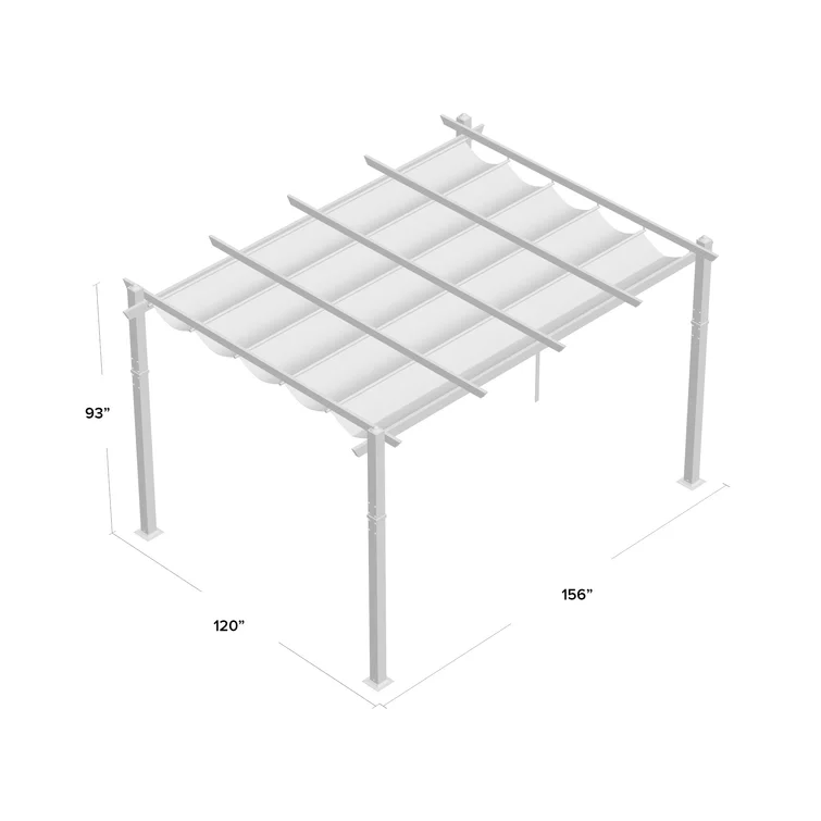 Factory Price Manufacturer Supplier Gazebo Outdoor Gazebo Aluminium Retractable Awning