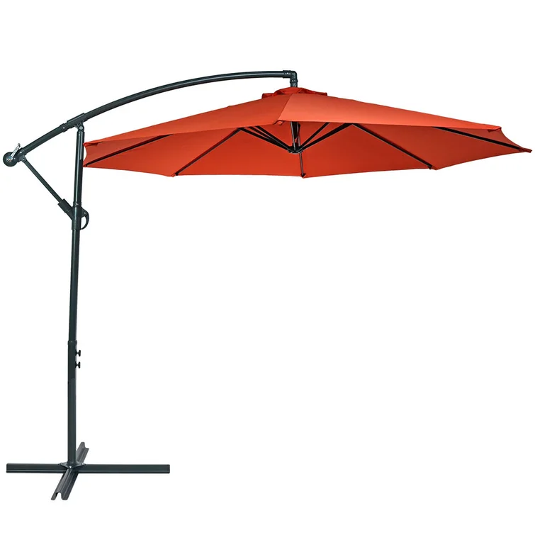 Banana Sun Umbrella Large Windproof and Waterproof Parasol for Outdoor Furniture Anti-UV Cantilever Company Umbrella