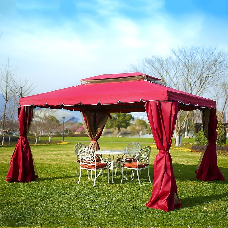 Factory Direct Sale Portable Sun Protection And Uv Protection cover for Aluminum Patio Gazebo