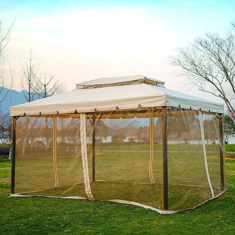 Hot Sale Aluminium Durable Firm Rainproof Outdoor Gazebo Bar And Anti-Uv Gazebo