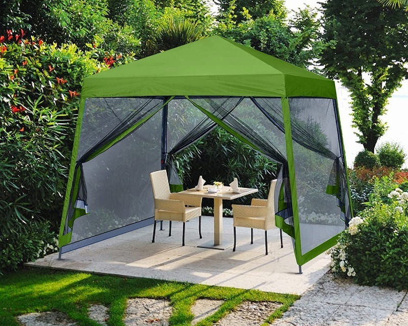 High Quality 10X13 Outdoor Home Garden Steel Awnings Metal Patio Gazebo Canopy Tent Waterproof Iron Pergola Frame