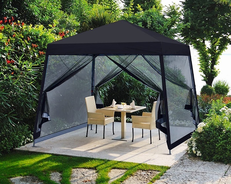 High Quality 10X13 Outdoor Home Garden Steel Awnings Metal Patio Gazebo Canopy Tent Waterproof Iron Pergola Frame