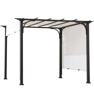 Pergola Brackets Hot Style Furniture Large Garden Patio Outdoor Sun Rain Shade 3*4m Aluminium Grape Trellis Pergola