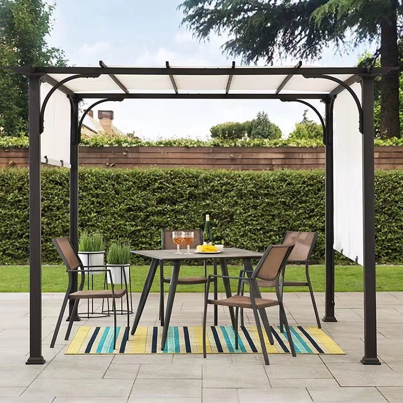 Pergola Brackets Hot Style Furniture Large Garden Patio Outdoor Sun Rain Shade 3*4m Aluminium Grape Trellis Pergola