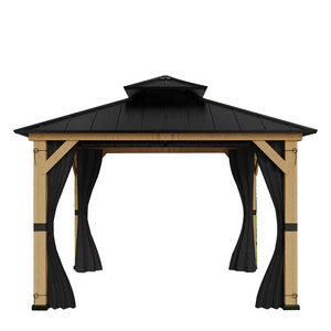 10 'x 12' gazebo Curtains with Privacy Side Wall Set 4 Panels Universal Replacement Lampshade Set to protect side walls