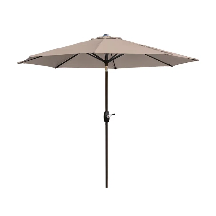 Custom Steel Frame Large Patio Outdoor Umbrellas Patio Umbrella For Public Use