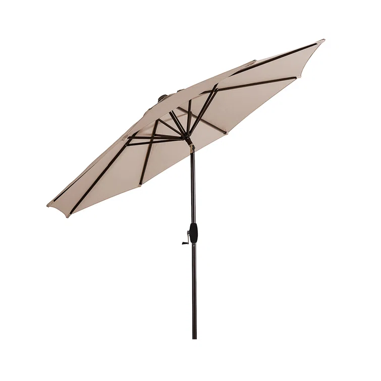 Custom Steel Frame Large Patio Outdoor Umbrellas Patio Umbrella For Public Use