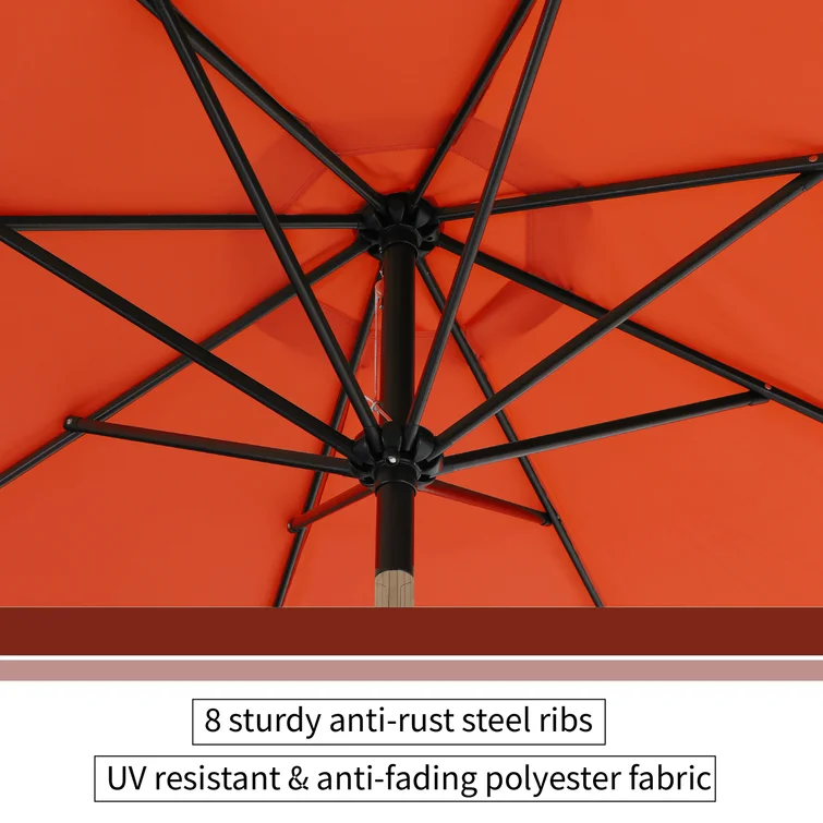 Factory wholesale sun umbrellas outdoor patio umbrellas UV resistant waterproof straight umbrella