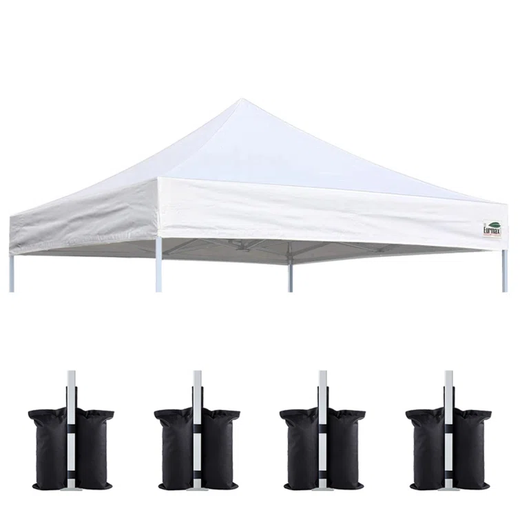 Hot Selling Heavy-Duty 10x10 Gazebo Easy Assembly Pop-Up Carport Tarps Canopy Replacement Top Iron Patio Cover Top Only