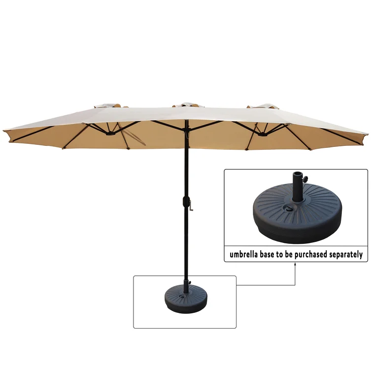 Modern Style Garden Patio Umbrella Replacement Sunshade Canopy for Outdoor Furniture Outdoor and Park Use