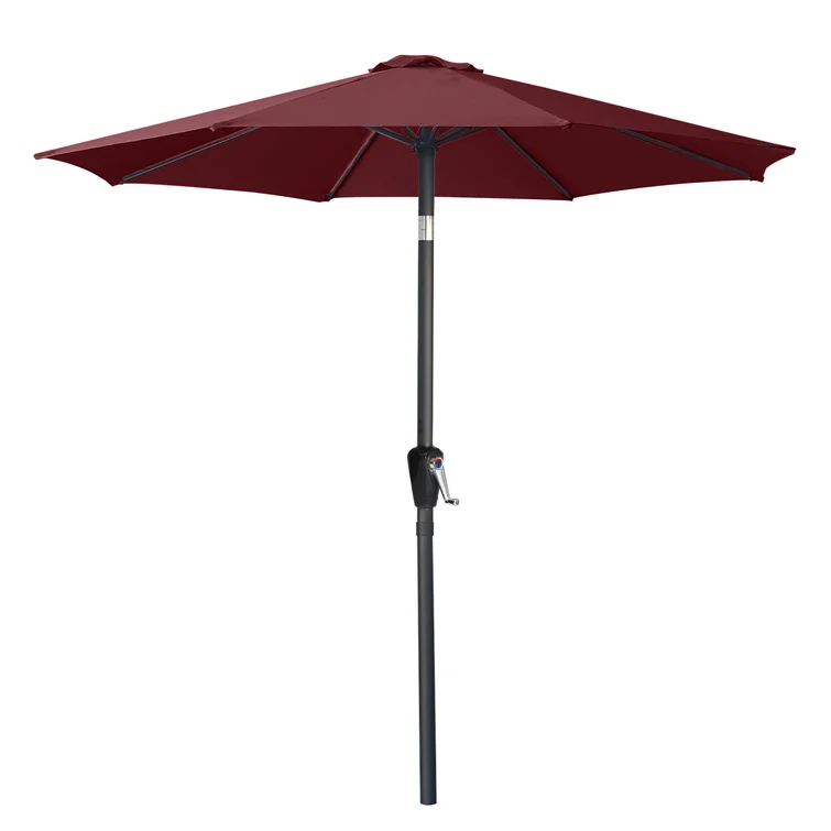 Modern 2.7m Outdoor Market Table Beach Umbrella with UV Protection for Parks and Outdoor Furniture