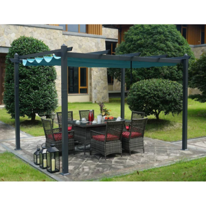 Factory Price Manufacturer Supplier Gazebo Outdoor Gazebo Aluminium Retractable Awning