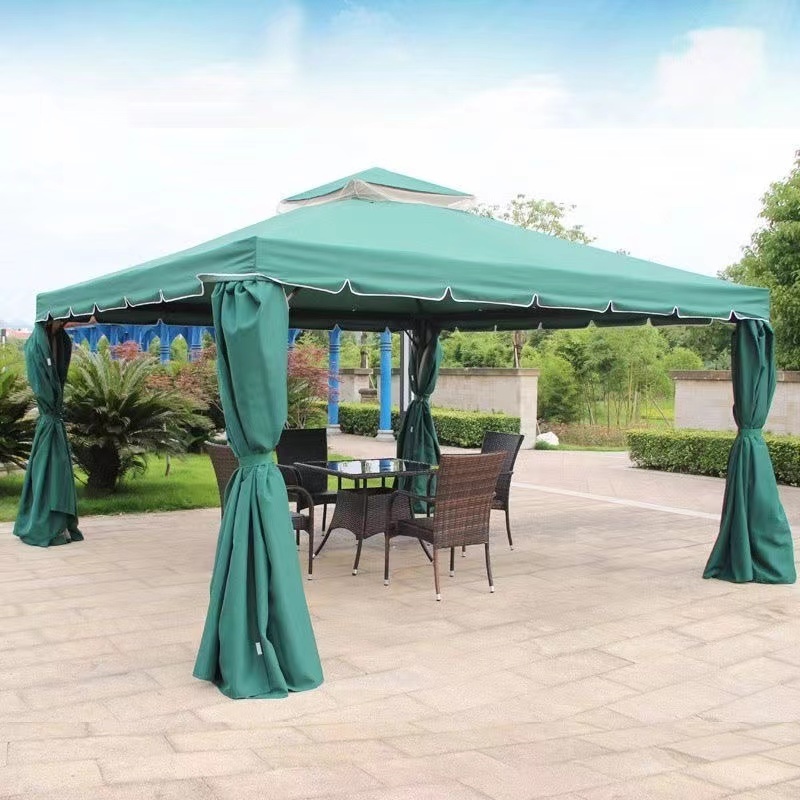 3x3M Manufacturer Supply Waterproof Portable Iron Gazebo Tent With Mosquito Outdoor Gazebo Canopy Shelter