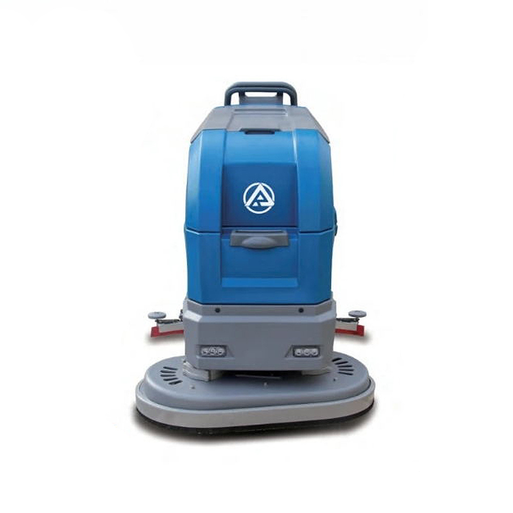 Battery Operated Hand Held Floor Scrubber Dryer Cleaning Machine Floor Scrubber For Supermarket