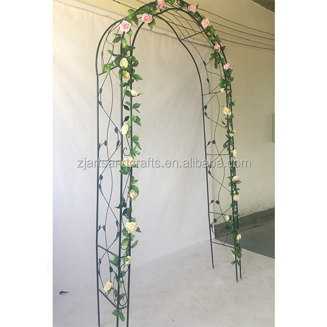 Cheap Wrought Iron Outdoor Garden Arch Flower Arch Rose Arch