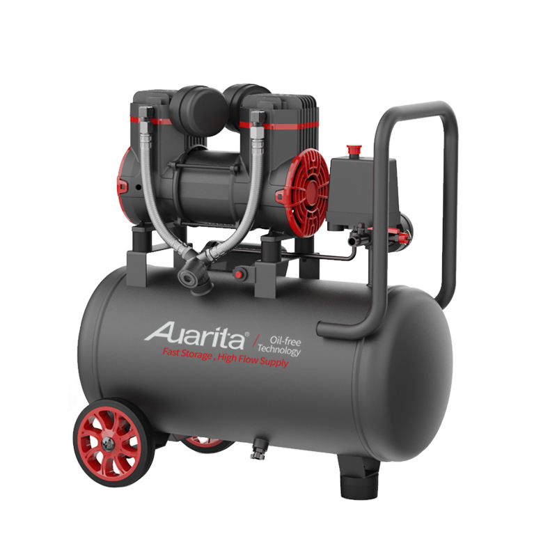 Auarita Compresor De Aire Portatil Para Pintar Small Paint Spray Gun 18L Silent Oilless Silent Oil Free Air Compressor