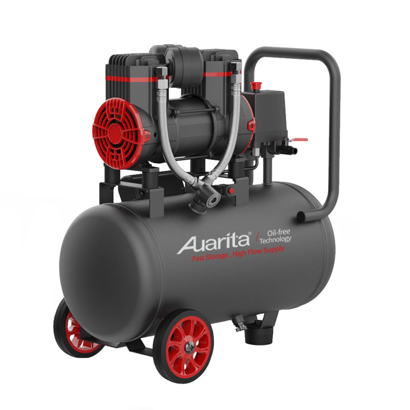 Auarita Compresor De Aire Portatil Para Pintar Small Paint Spray Gun 18L Silent Oilless Silent Oil Free Air Compressor