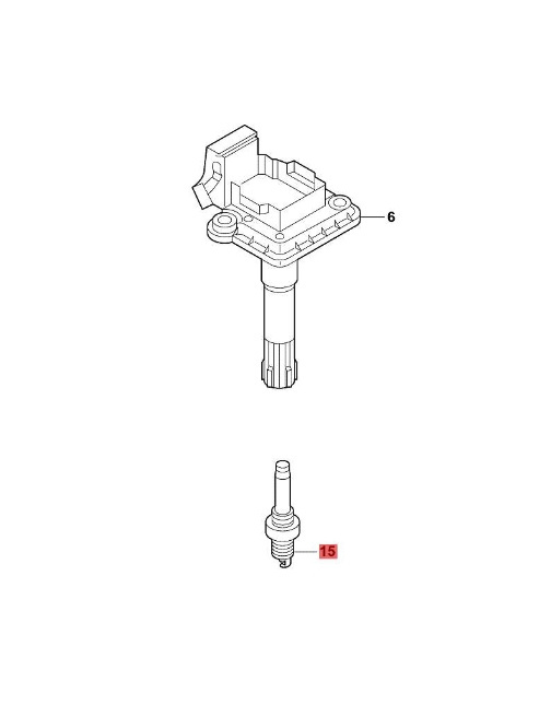 06K905601b 06h905611 Engine Car Spark Plug for VW Audi A3 A4