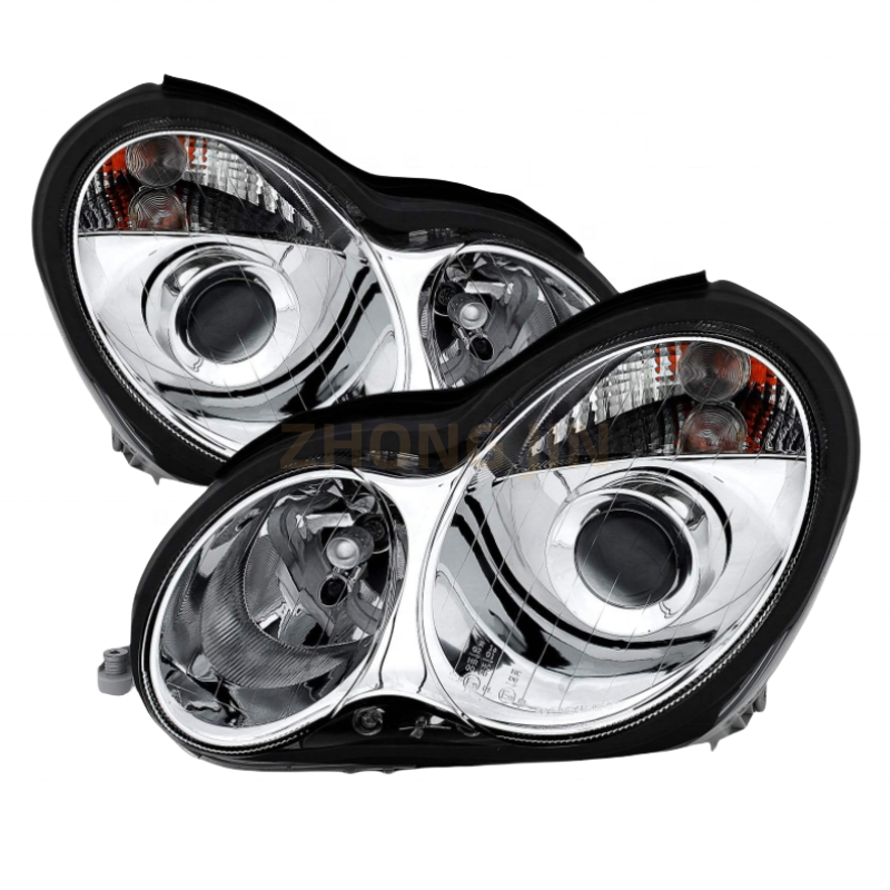 for mercedes benz headlights w203 for benz w203 headlights Halogen Headlights for 01-07 Mercedes-Benz C Class W203