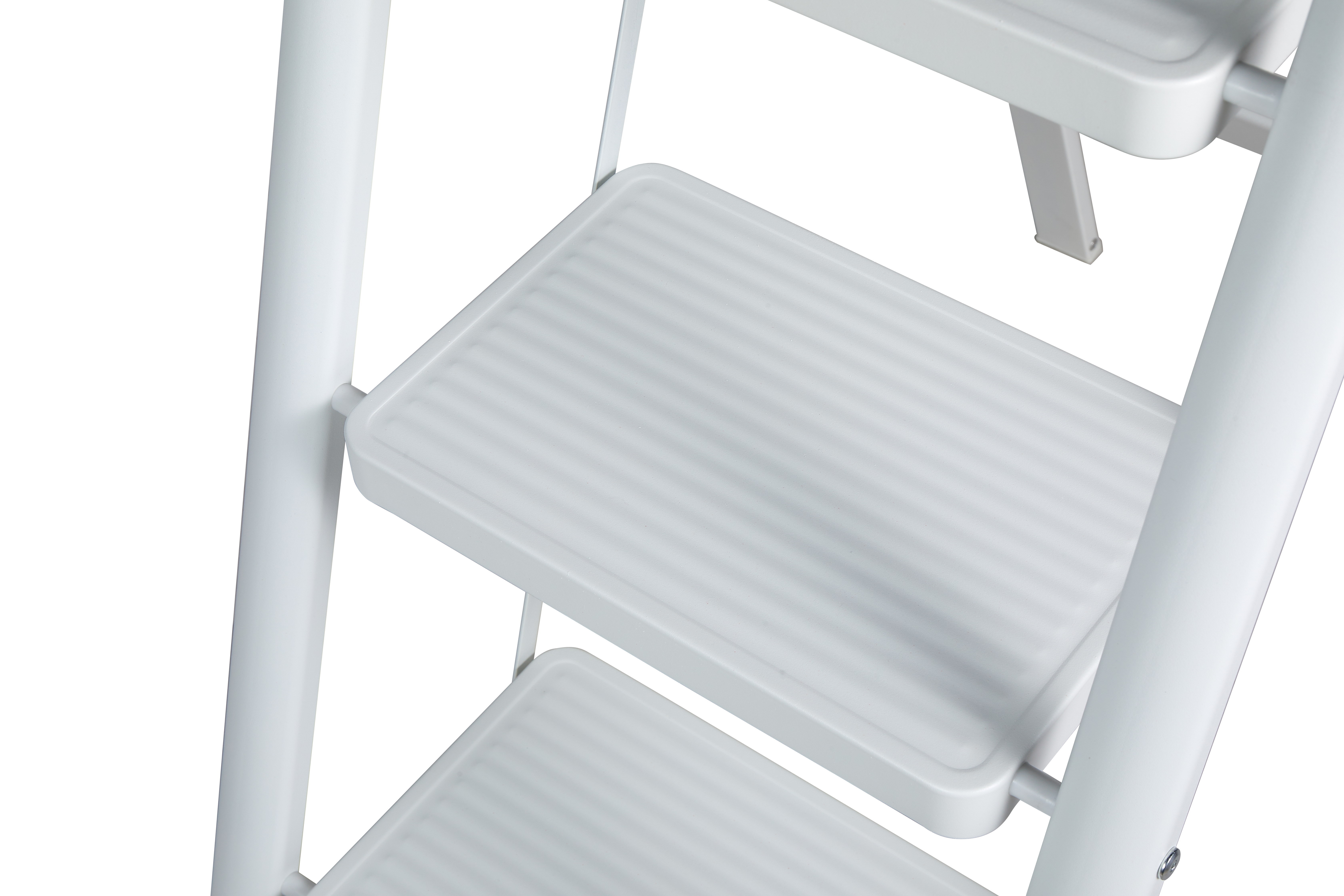 Household Ladder Folding White 3 step Multipurpose Iron Ladder