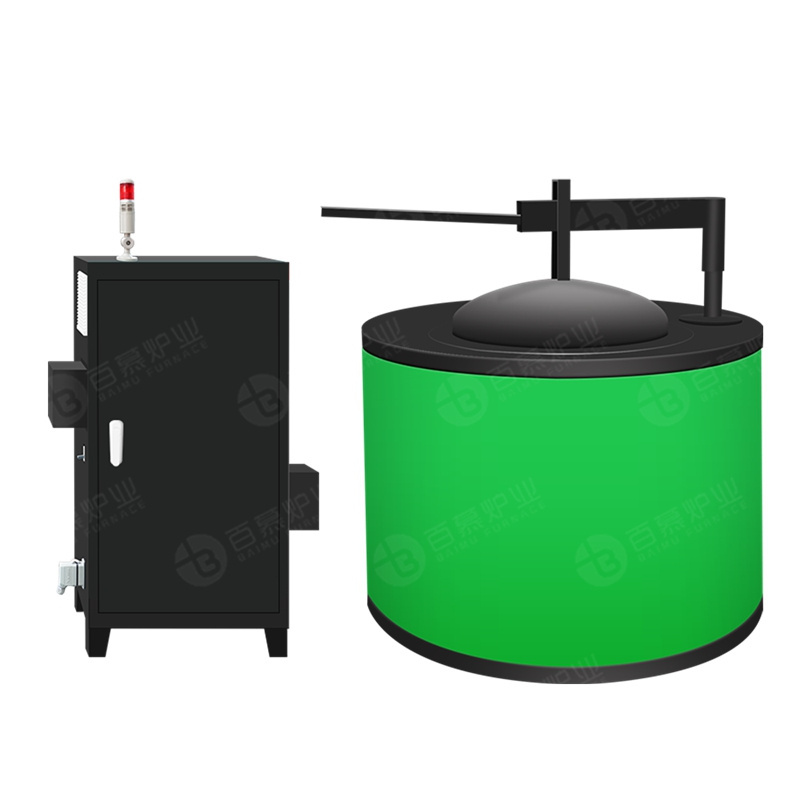 Mini Digital Electric Gold Melting Furnace Melting Furnace with Graphite Crucible for Tin Silver Copper Aluminium