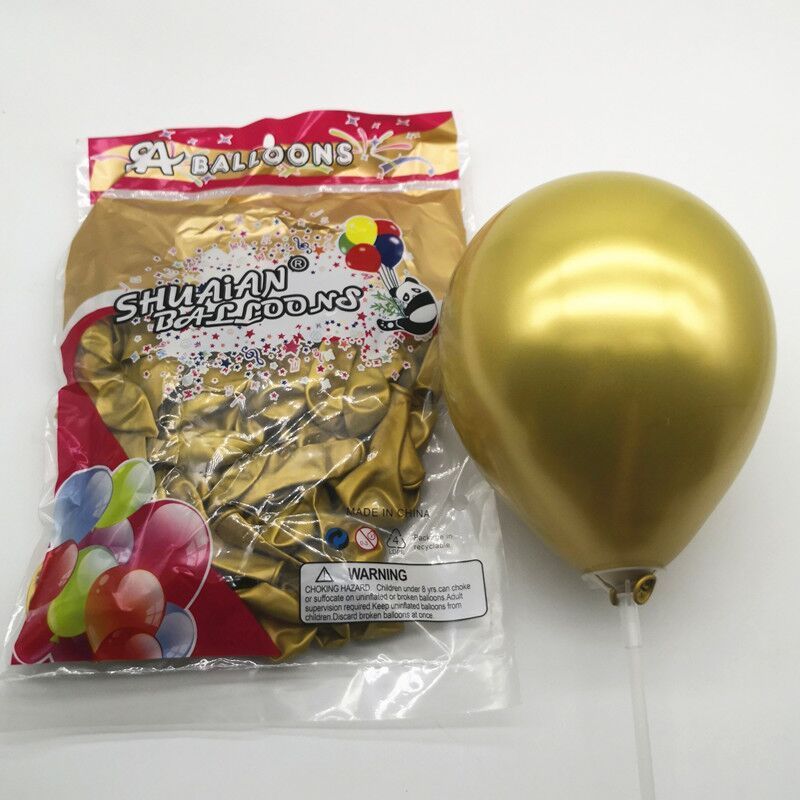 High Quality 12 Inch Latex Balloons 10inch Globos Metallic Balloon Chrome Balloon for Celebration