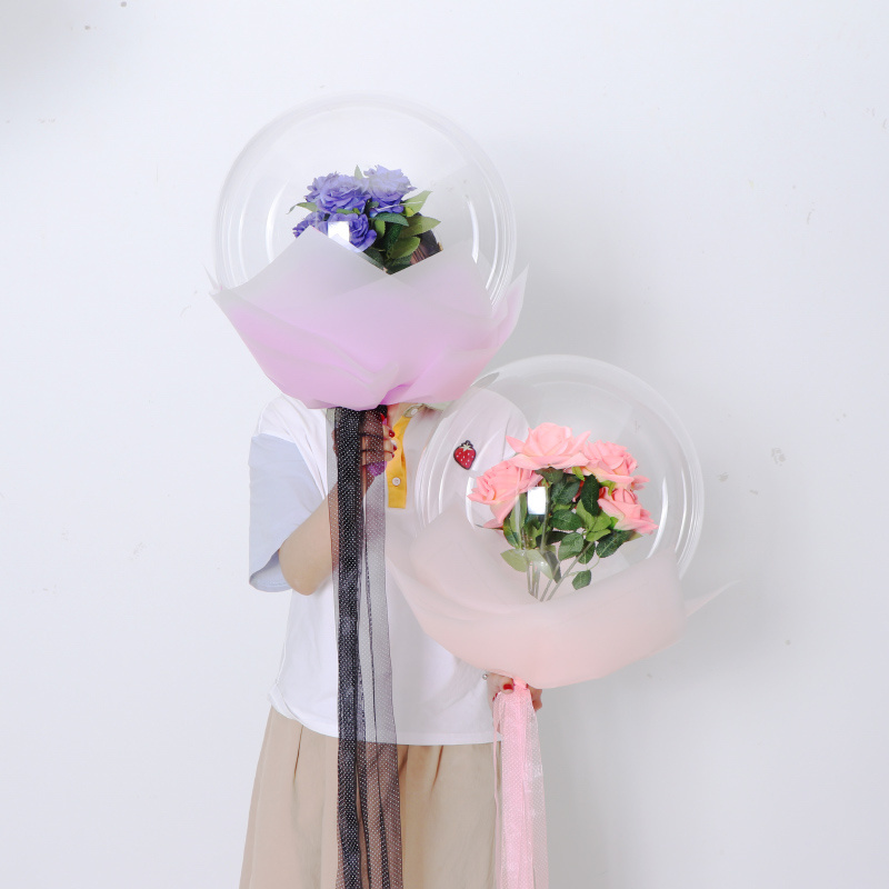 High Quality Clear Bubble Balloon 18 Inches PVC BOBO Balloon Wholesale Transparent BOBO Balloons