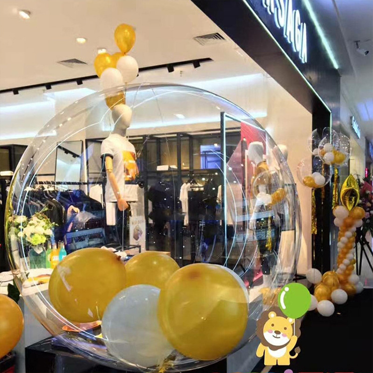 High Quality Clear Bubble Balloon 18 Inches PVC BOBO Balloon Wholesale Transparent BOBO Balloons